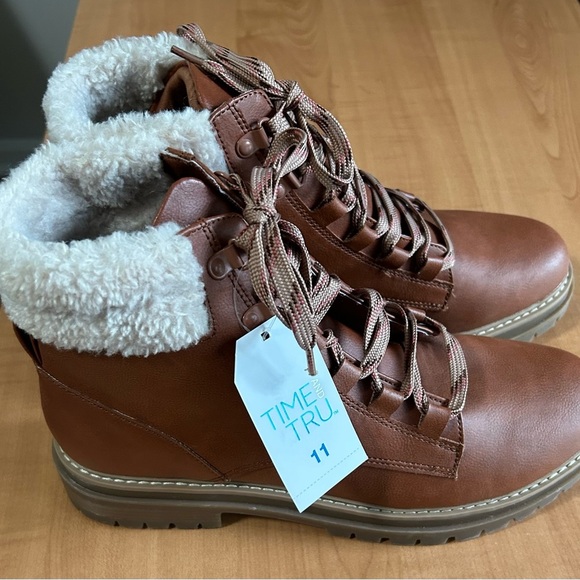 New Boots Time and tru memory foam hiker shoes womans size 11 - Picture 2 of 5